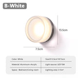 Nordic LED Wandlamp Amber Acryl – Moderne Slaapkamer & Woonkamer