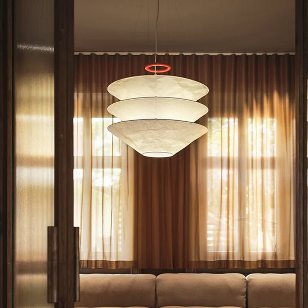 Scandinavische Papieren Hanglamp E27 5-Lichts Voor Woonkamer & Keuken