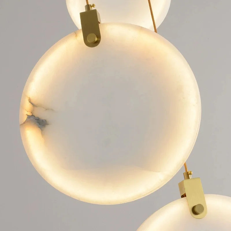 Moderne Marmeren LED Hanglamp – Luxe Slaapkamer & Woonkamer Lamp