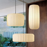 Modern Japanese Wabi Sabi Zijdehanglamp