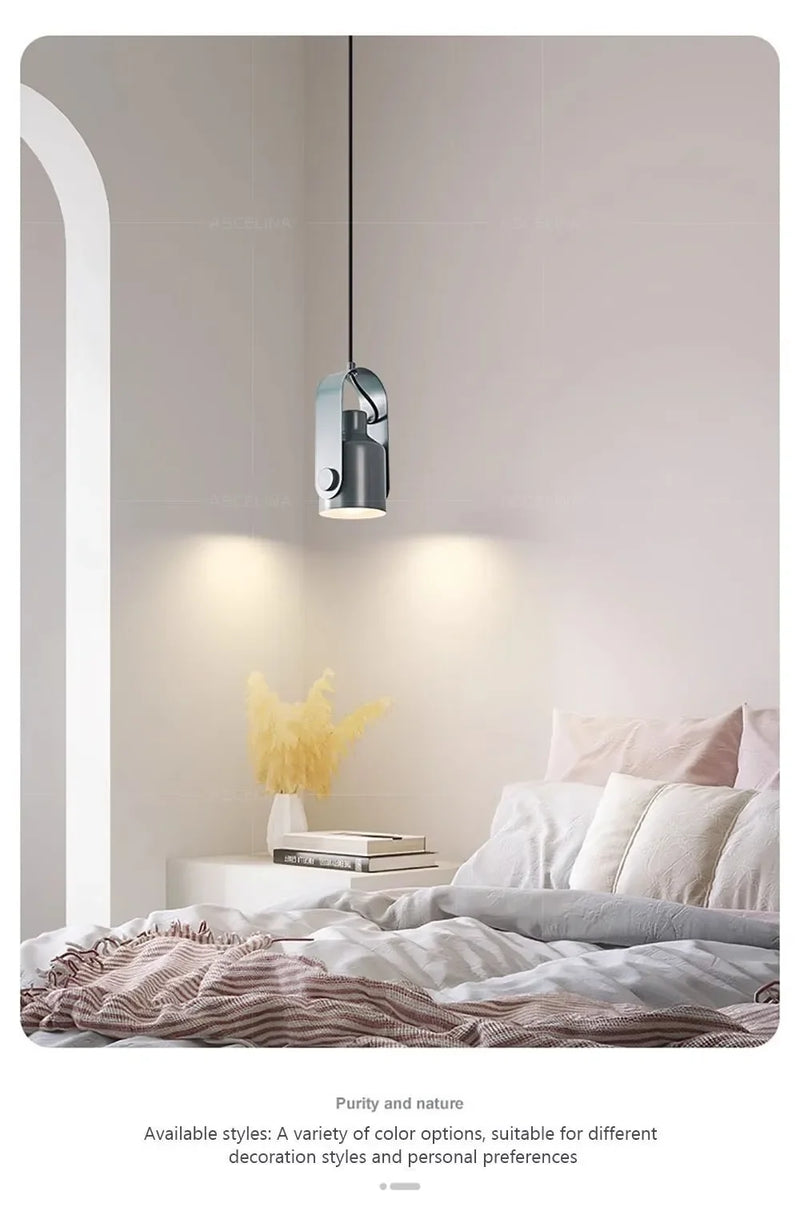 Nordic Hanglamp Metaal Zwart Wit Blauw E26 Modern Slaapkamer Woonkamer