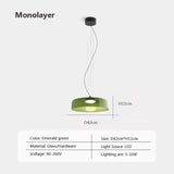 Nordic LED Hanglamp van Glas – Kleurrijke Moderne Plafondlamp