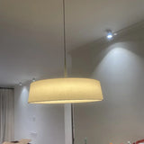 Minimalistische LED Stoffen Hanglamp Rond Voor Eetkamer & Slaapkamer