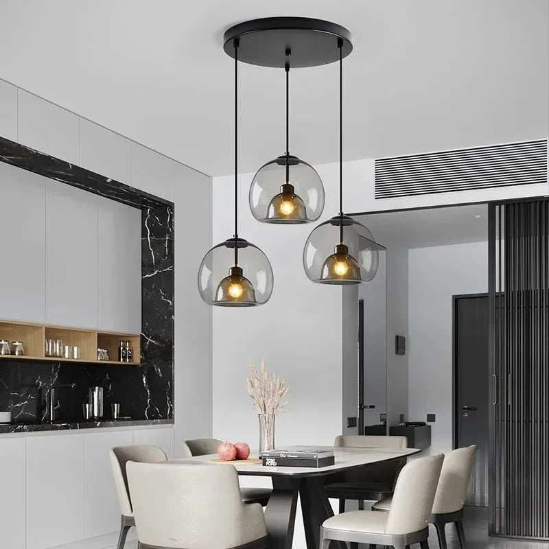 Aurora Glass Pendant Light