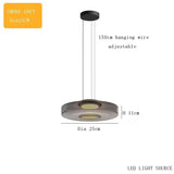 Luxe LED glazen hanglamp – verstelbare moderne kroonluchter