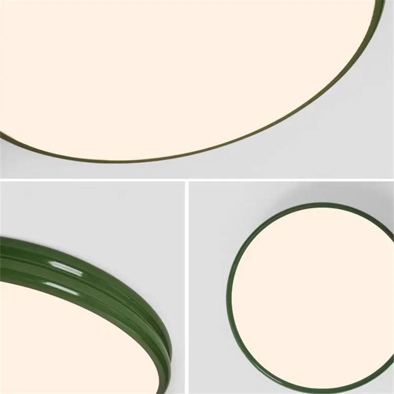Bauhaus Plafondlamp Groen LED Voor Woonkamer, Slaapkamer & Keuken