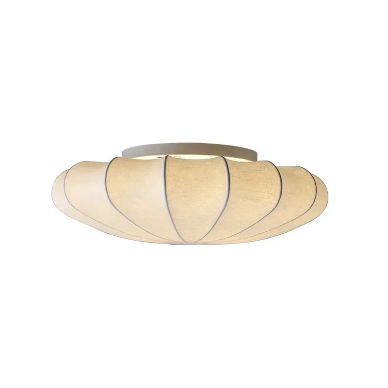 Zijden Plafondlamp – Moderne Opbouwlamp Ø40–80cm E27 LED