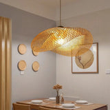 Bamboe Hanglamp LED – Handgemaakte Vintage Plafondlamp E27