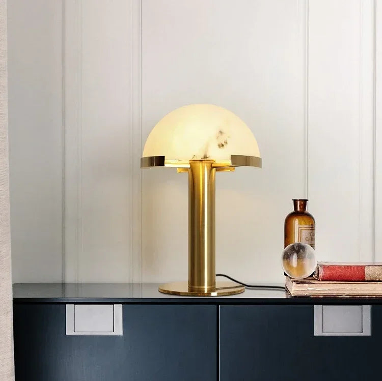 Luxe Postmoderne Spaanse Marmer Tafellamp G9 Voor Slaapkamer & Woonkamer