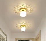 Gouden Plafondlamp – Lotusblad Design LED G9 Ø25/35cm