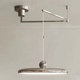 Franse LED Hanglamp – Verstelbare Chrome UFO Plafondlamp 15–30m²