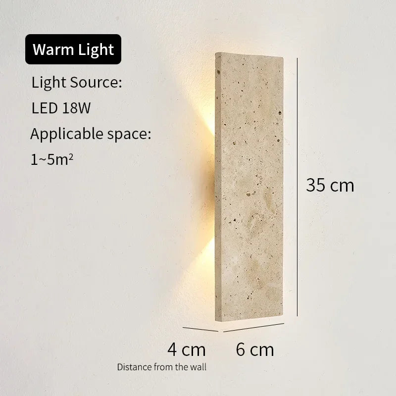 Buiten Wandlamp LED Waterdicht Natuursteen IP65 Modern 110V-220V