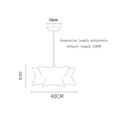 LED Hanglamp Zijde Wit Voor Woonkamer & Hotel