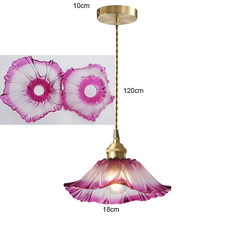 Retro Glazen Hanglamp E27 Voor Woonkamer, Keuken & Eettafel