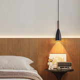 Nordic Houten Steen LED Hanglamp – Zwart/Geel – Modern Design