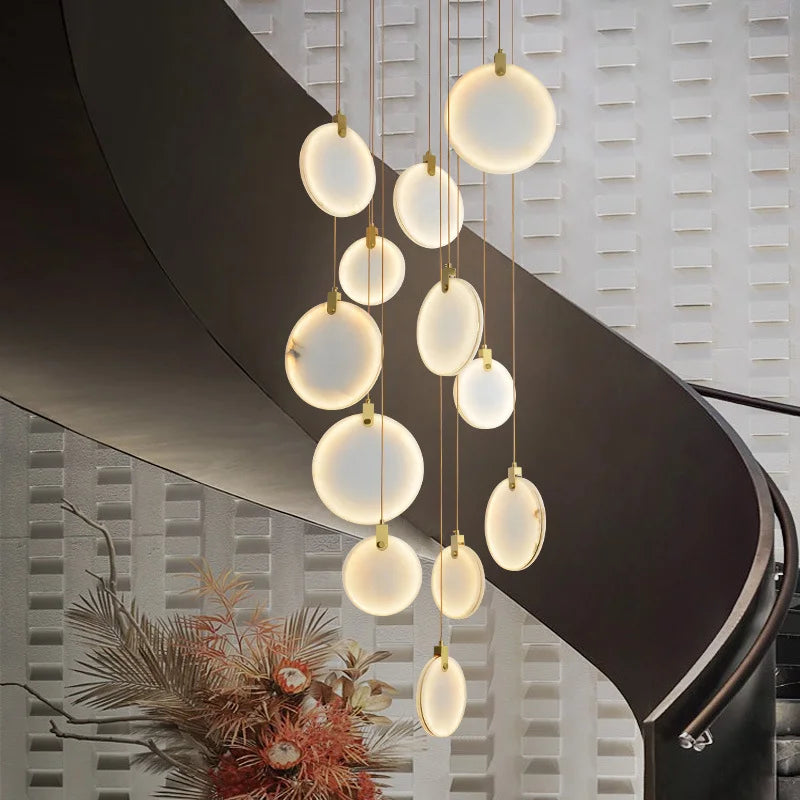 Moderne Marmeren LED Hanglamp – Luxe Slaapkamer & Woonkamer Lamp