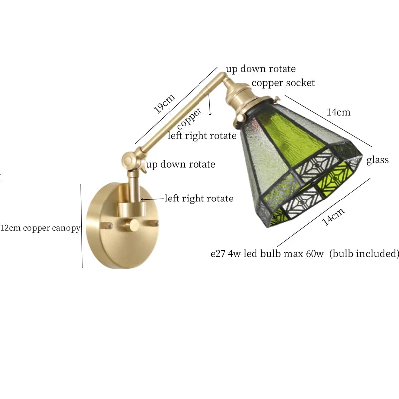 Nordic LED Wandlamp Glas – Verstelbaar, Trekschakelaar, Sfeerverlichting
