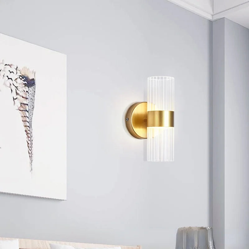 Nordic Wandlamp Glas – Moderne Slaapkamer & Woonkamer Wandverlichting