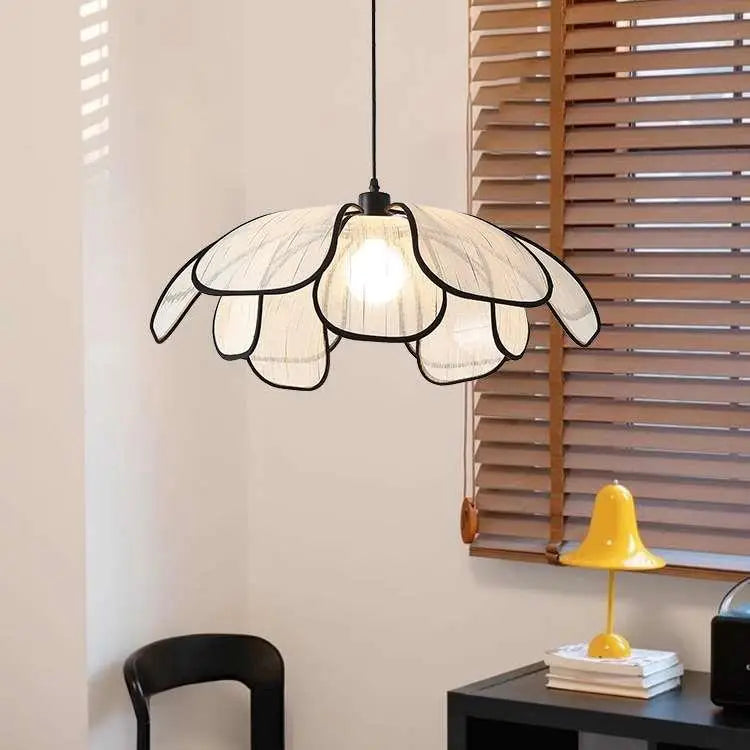 Vintage Lotus Hanglamp Handgeweven E27 Voor Woonkamer & Slaapkamer