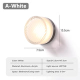 Nordic LED Wandlamp Amber Acryl – Moderne Slaapkamer & Woonkamer