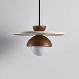 Deense Creatieve LED Hanglamp Walnoothout Voor Slaapkamer & Woonkamer