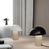 Nordic Tafellamp Klein – Glas & IJzer – LED Bedlampje Touch Switch