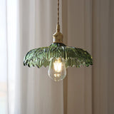 Groene Glazen Hanglamp – Vintage Moderne Plafondlamp E27