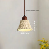 Antieke Hanglamp Resin – Retro Bloemen Design, E27, Franse Stijl
