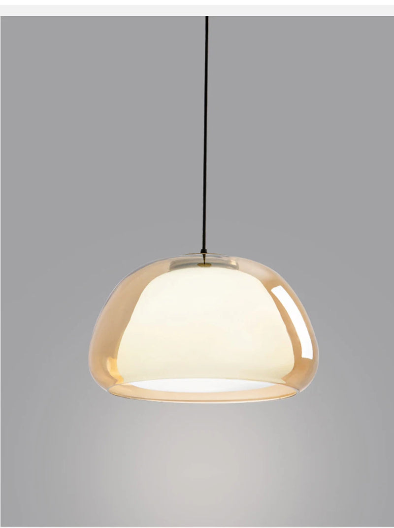 Hanglamp Glas Ø25/40cm Nordic Modern Voor Woon- & Eetkamer