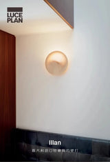 Japanse Wabi-Sabi Wandlamp – Houten Designer Slaapkamerlamp