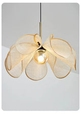 Vintage Stoffen Plafondlamp Wabi Sabi Hanglamp – E27 LED