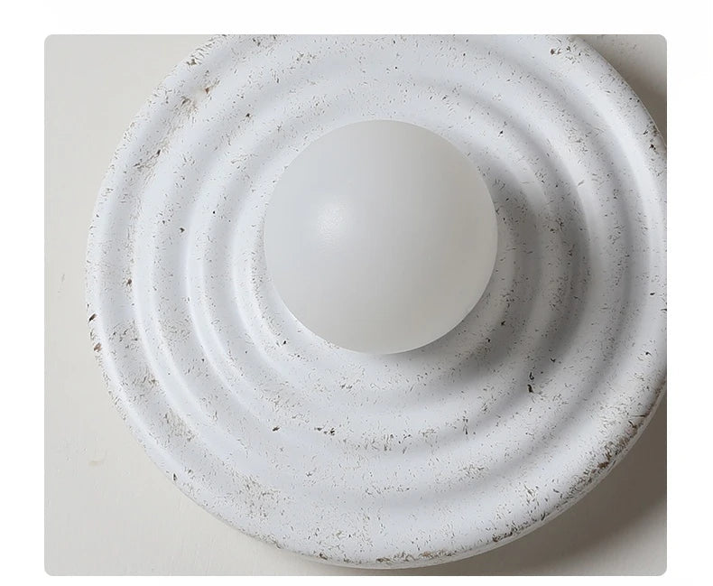Retro LED Wandlamp Kleurrijk Rond