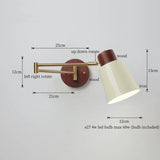Nordic LED Wandlamp Ivory – Moderne Wandlamp met Trekschakelaar