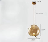 Moderne LED glazen hanglamp – kroonluchter voor woonkamer & keuken