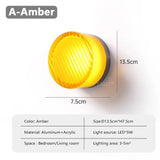 Nordic LED Wandlamp Amber Acryl – Moderne Slaapkamer & Woonkamer