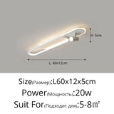 Moderne LED Plafondlamp met Spot – Zwart/Wit/Goud Dimbaar