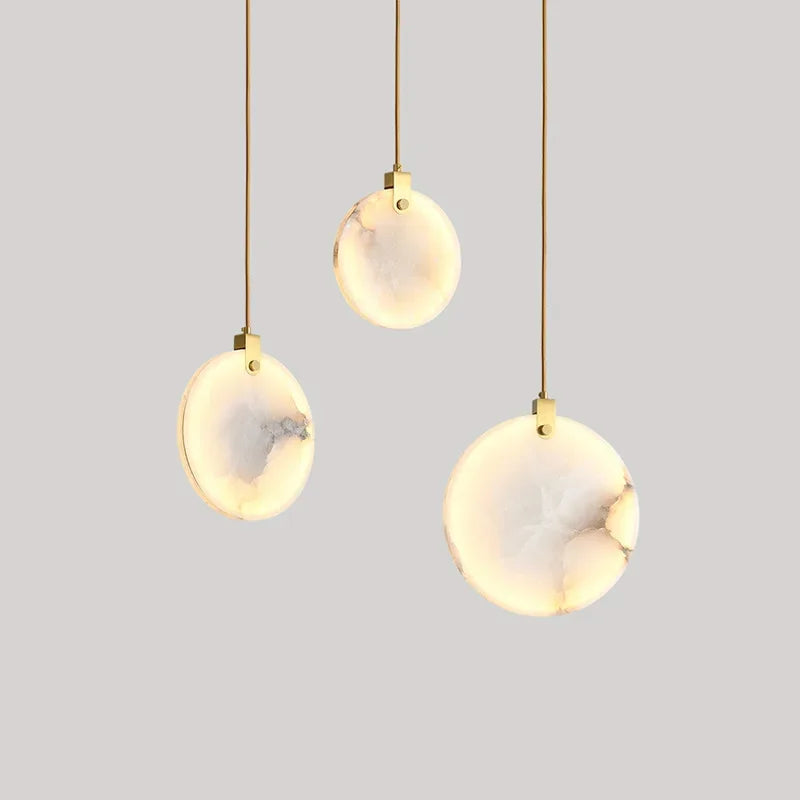 Moderne Marmeren LED Hanglamp – Luxe Slaapkamer & Woonkamer Lamp