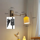 Nordic LED Wandlamp Keramiek – Moderne Sconce met Trekschakelaar