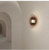 Nordic AuraGlass – Moderne Glazen LED Wandlamp