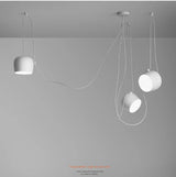 Nordic Hanglamp Drum E27 Aluminium Zwart