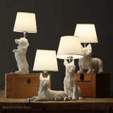 Denemarken Puppy Tafellamp E27 LED Voor Kinderkamer & Slaapkamer