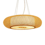 BambuLoom Grace: Handgemaakte Bamboe Rieten Hanglamp