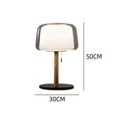 Nordic Franse Tafellamp – Moderne Glazen Bedlamp LED voor Slaapkamer