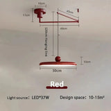 Franse LED Hanglamp – Verstelbare Chrome UFO Plafondlamp 15–30m²