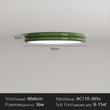 Bauhaus Plafondlamp Groen LED Voor Woonkamer, Slaapkamer & Keuken