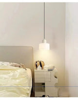 Vintage Kleine Hanglamp Glas-in-Lood – Roze/Oranje/Groen/Wit – E27