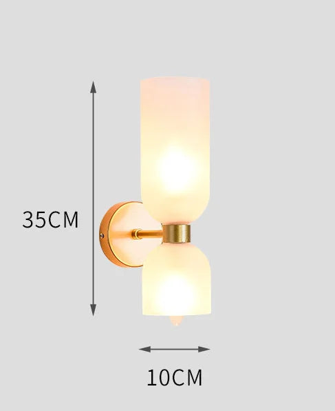 Nordic Wandlamp Glas – Moderne Slaapkamer & Woonkamer Wandverlichting