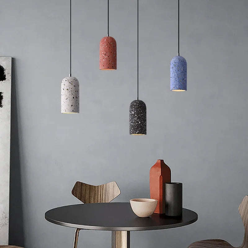CementoLux – Handgemaakte Cement Hanglamp met LED