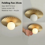 Gouden Plafondlamp – Lotusblad Design LED G9 Ø25/35cm
