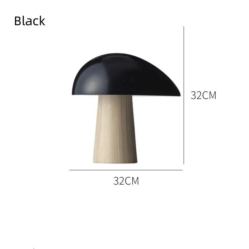 Nordic Tafellamp Klein – Glas & IJzer – LED Bedlampje Touch Switch
